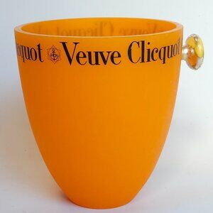 Veuve Clicquot Ice Bucket Orange with Knob VEUVE CLICQUOT Champagne Bucket